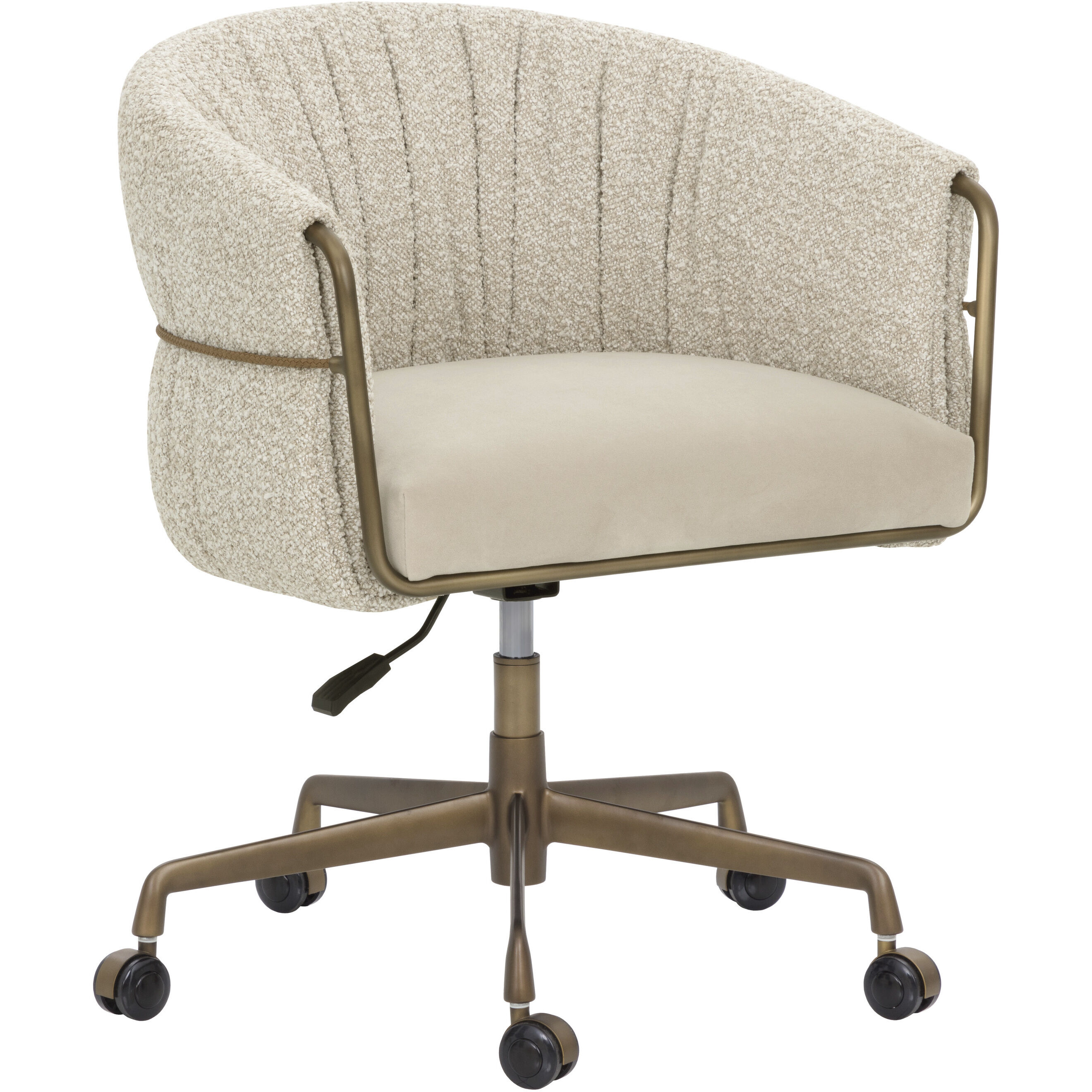 Olma Meg Taupe / Santa Cruz Oatmeal Office Chair
